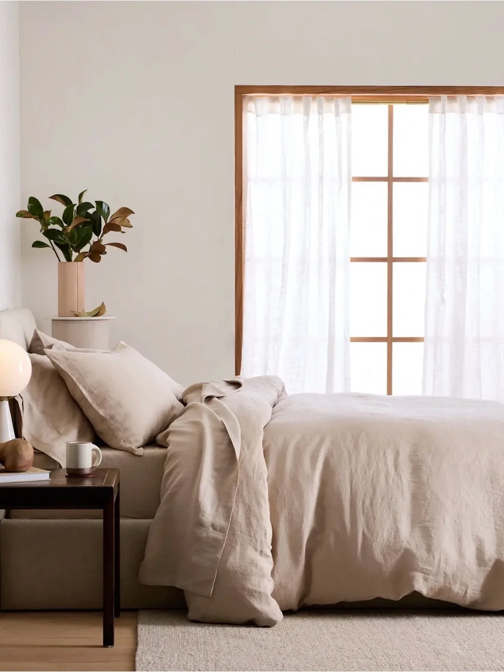 Quince NWOT Linen Duvet Cover in Toffee King/Cal King 983